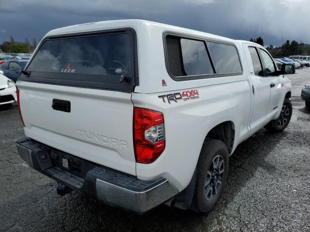 5TFUY5F14FX462715 - 2015 TOYOTA TUNDRA DOUBLE CAB SR/SR5 WHITE photo 3