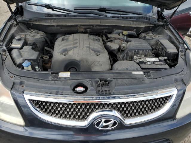 KM8NU73C88U043493 - 2008 HYUNDAI VERACRUZ GLS BLACK photo 12