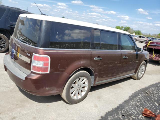 2FMGK5CC3ABD02888 - 2010 FORD FLEX SEL BURGUNDY photo 3