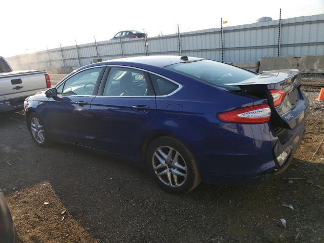 1FA6P0HD5E5391742 - 2014 FORD FUSION SE BLUE photo 2