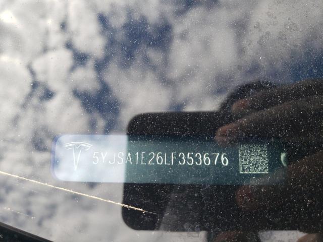 5YJSA1E26LF353676 - 2020 TESLA MODEL S RED photo 12