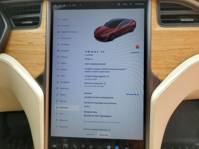 5YJSA1E26LF353676 - 2020 TESLA MODEL S RED photo 9