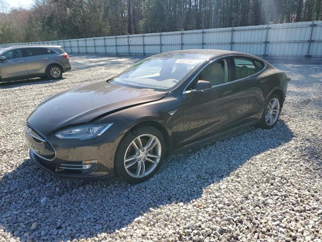 5YJSA1CN9DFP24795 - 2013 TESLA MODEL S BROWN photo 1
