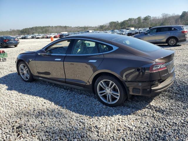 5YJSA1CN9DFP24795 - 2013 TESLA MODEL S BROWN photo 2