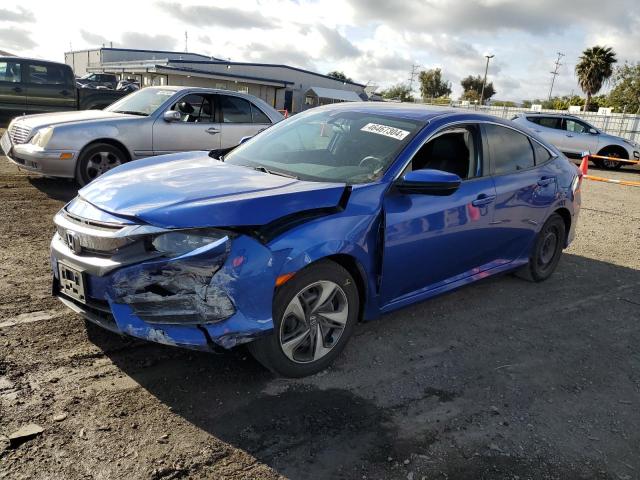 2HGFC2F57JH549225 - 2018 HONDA CIVIC LX BLUE photo 1