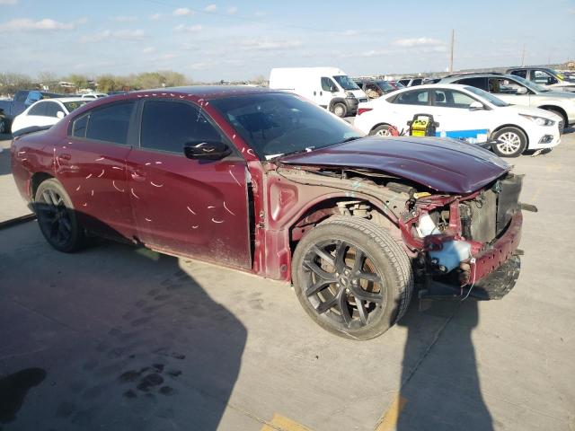 2C3CDXBG4KH650778 - 2019 DODGE CHARGER SXT BURGUNDY photo 4