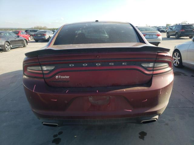 2C3CDXBG4KH650778 - 2019 DODGE CHARGER SXT BURGUNDY photo 6