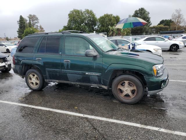 1GNDS13S832240248 - 2003 CHEVROLET TRAILBLAZE GREEN photo 4