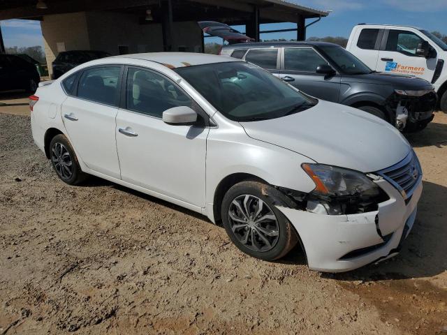 3N1AB7AP4EY264857 - 2014 NISSAN SENTRA S WHITE photo 4