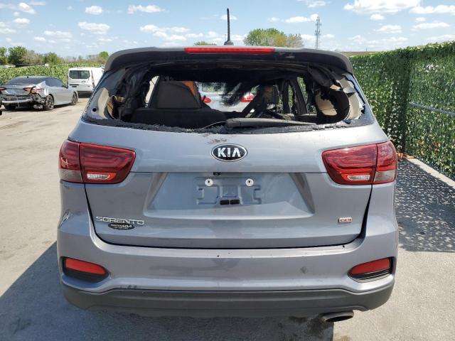 5XYPG4A37LG666720 - 2020 KIA SORENTO L GRAY photo 6