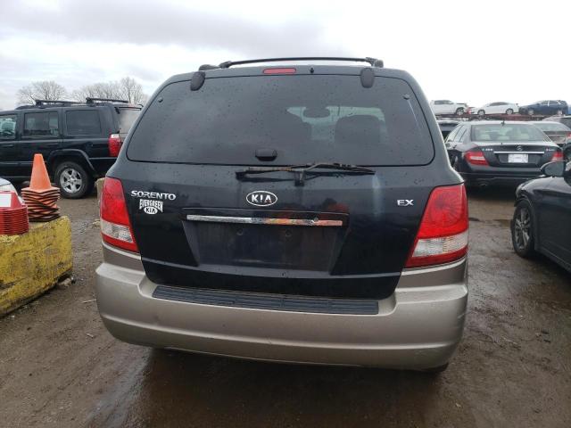 KNDJD733665623741 - 2006 KIA SORENTO EX BLACK photo 6