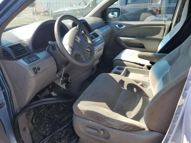 5FNRL38438B031781 - 2008 HONDA ODYSSEY EX BLUE photo 7