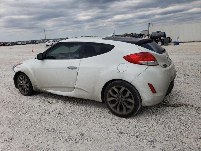 KMHTC6AD6FU220524 - 2015 HYUNDAI VELOSTER WHITE photo 2