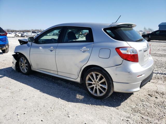 2T1GE40E99C005736 - 2009 TOYOTA COROLLA MA XRS SILVER photo 2