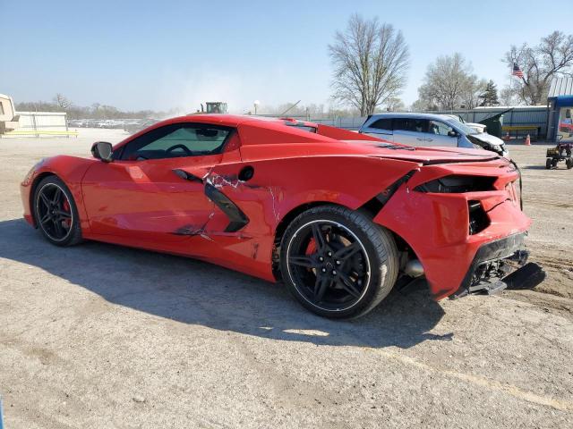 1G1YC3D40N5119341 - 2022 CHEVROLET CORVETTE STINGRAY 3LT RED photo 2