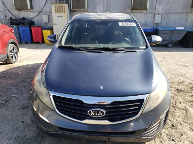 KNDPB3A25C7274252 - 2012 KIA SPORTAGE BASE BLUE photo 5