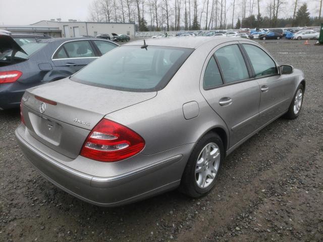 WDBUF87J36X180697 - 2006 MERCEDES-BENZ E 350 4MATIC GRAY photo 3