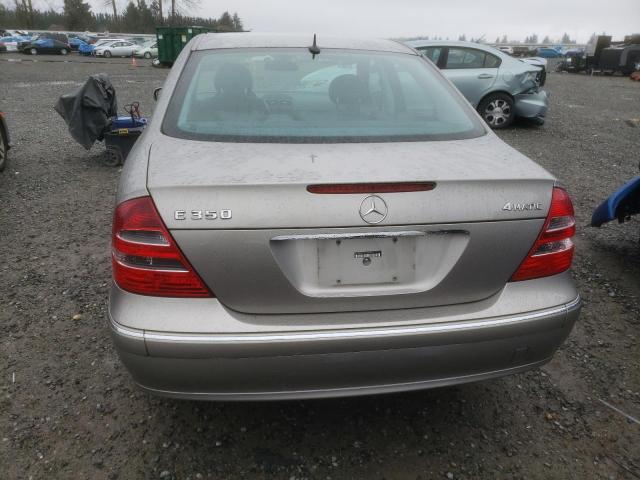 WDBUF87J36X180697 - 2006 MERCEDES-BENZ E 350 4MATIC GRAY photo 6