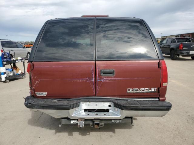 3GNEC16R3XG172500 - 1999 CHEVROLET SUBURBAN C1500 MAROON photo 6