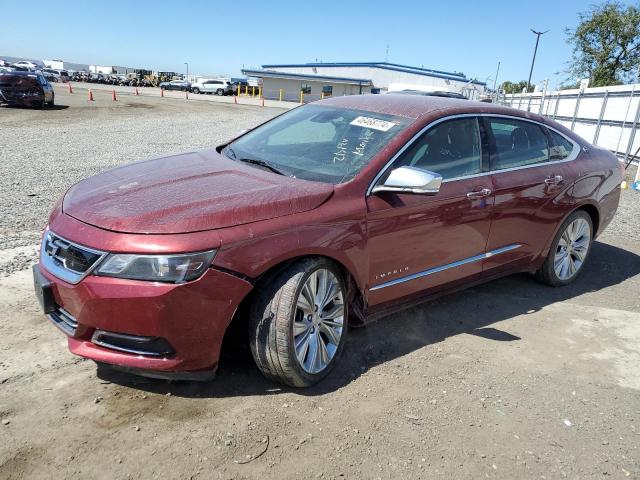 2G1145S31H9147922 - 2017 CHEVROLET IMPALA PREMIER MAROON photo 1