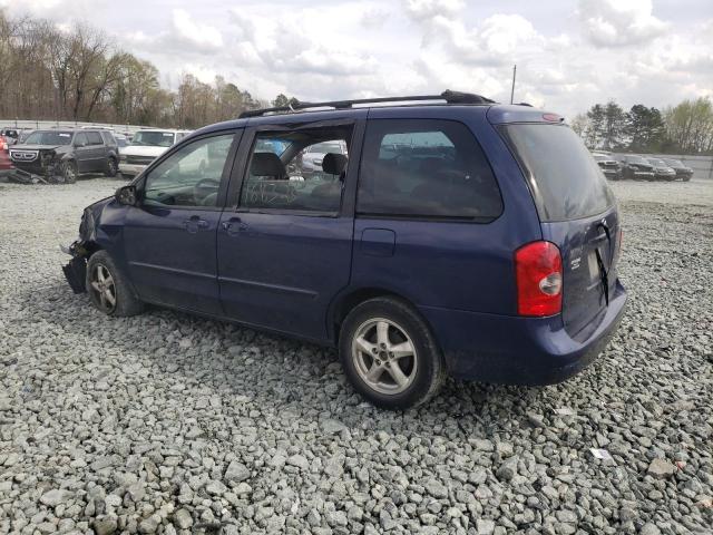 JM3LW28AX30343933 - 2003 MAZDA MPV WAGON BLUE photo 2