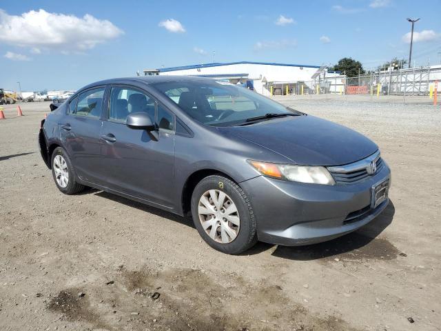 2HGFB2F58CH568694 - 2012 HONDA CIVIC LX GRAY photo 4