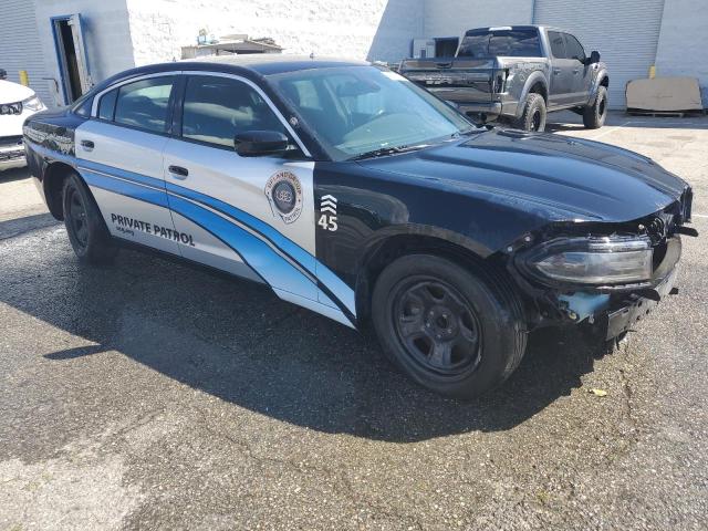 2C3CDXAG6GH272181 - 2016 DODGE CHARGER POLICE BLACK photo 4