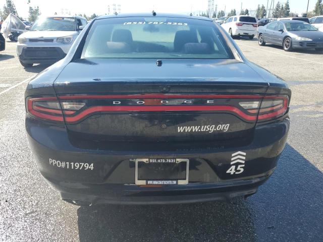 2C3CDXAG6GH272181 - 2016 DODGE CHARGER POLICE BLACK photo 6