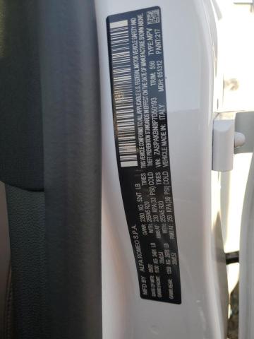 ZASPAKBN8P7D50193 - 2023 ALFA ROMEO STELVIO TI WHITE photo 13