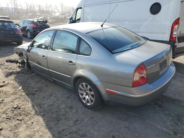 WVWPD63B42P293169 - 2002 VOLKSWAGEN PASSAT GLS GRAY photo 2