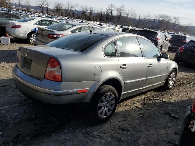 WVWPD63B42P293169 - 2002 VOLKSWAGEN PASSAT GLS GRAY photo 3