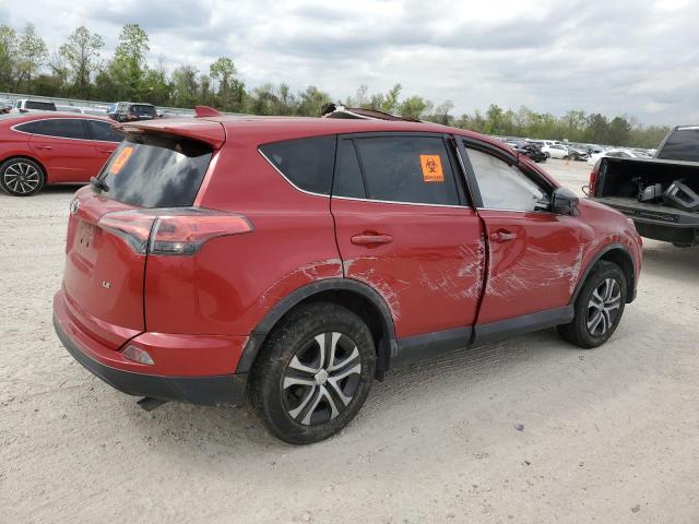 2T3ZFREV4HW401749 - 2017 TOYOTA RAV4 LE RED photo 3