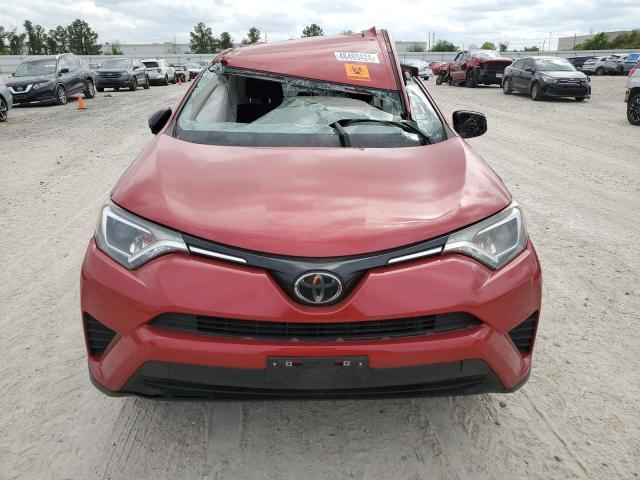 2T3ZFREV4HW401749 - 2017 TOYOTA RAV4 LE RED photo 5