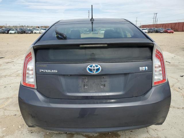 JTDKN3DU4D5678512 - 2013 TOYOTA PRIUS GRAY photo 6