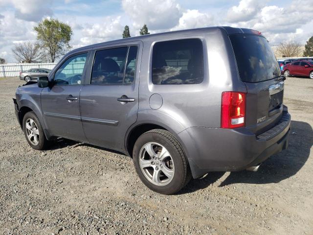 5FNYF3H53EB023879 - 2014 HONDA PILOT EXL GRAY photo 2