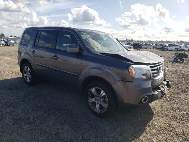 5FNYF3H53EB023879 - 2014 HONDA PILOT EXL GRAY photo 4