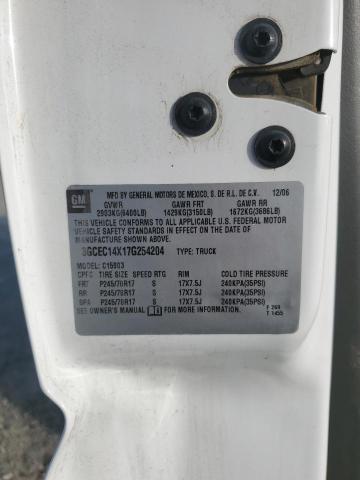 3GCEC14X17G254204 - 2007 CHEVROLET SILVERADO C1500 CLASSIC Ağ foto 12