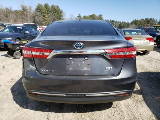 4T1BD1EB0EU022069 - 2014 TOYOTA AVALON HYBRID GRAY photo 6