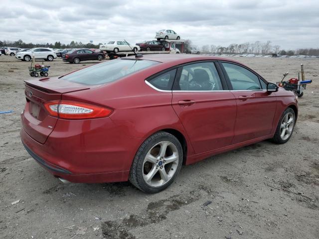 1FA6P0H76E5380243 - 2014 FORD FUSION SE BURGUNDY photo 3