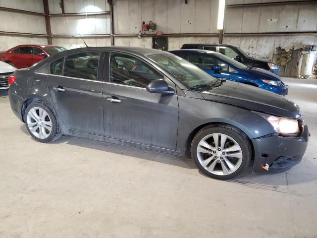 1G1PG5SB8D7118745 - 2013 CHEVROLET CRUZE LTZ GRAY photo 4