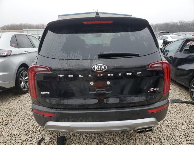 5XYP6DHC9MG121015 - 2021 KIA TELLURIDE S BLACK photo 6