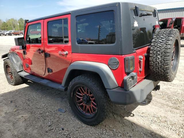 1J4BA3H11BL523222 - 2011 JEEP WRANGLER U SPORT RED photo 2