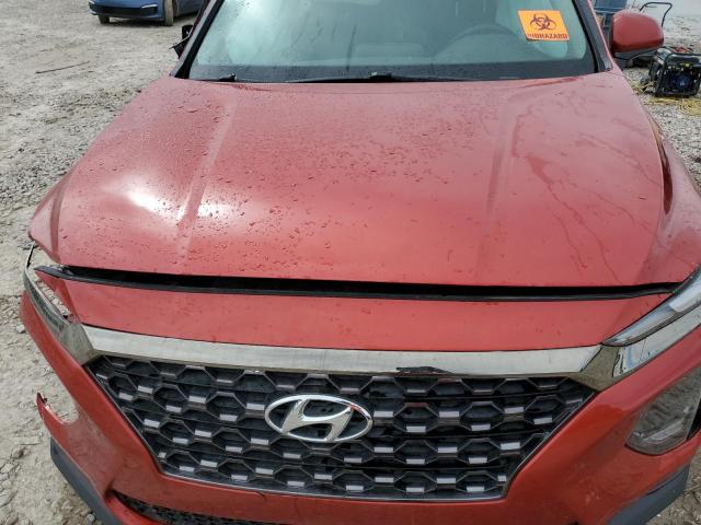 5NMS3CAD5KH056635 - 2019 HYUNDAI SANTA FE SEL MAROON photo 11