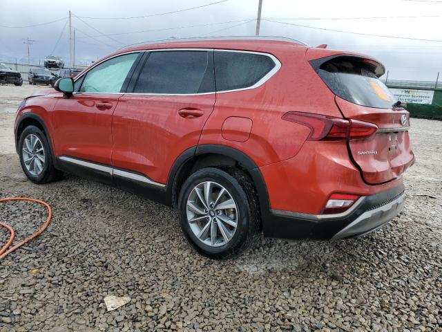 5NMS3CAD5KH056635 - 2019 HYUNDAI SANTA FE SEL MAROON photo 2