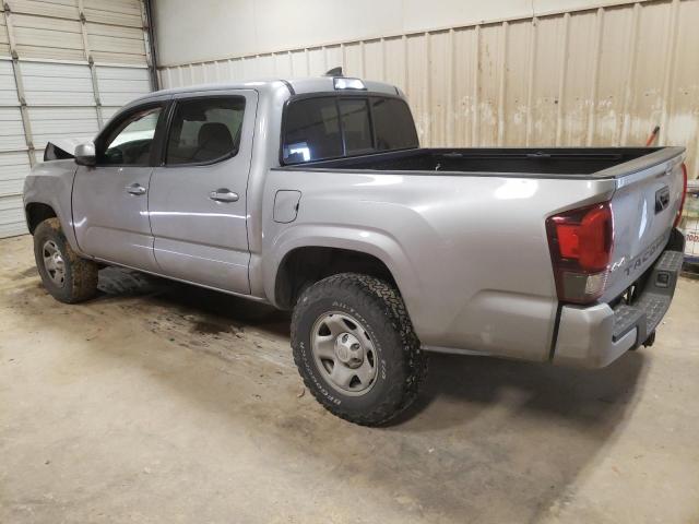 3TMCZ5AN3KM209677 - 2019 TOYOTA TACOMA DOUBLE CAB SILVER photo 2