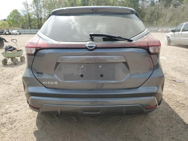 3N1CP5BVXNL519553 - 2022 NISSAN KICKS S GRAY photo 6