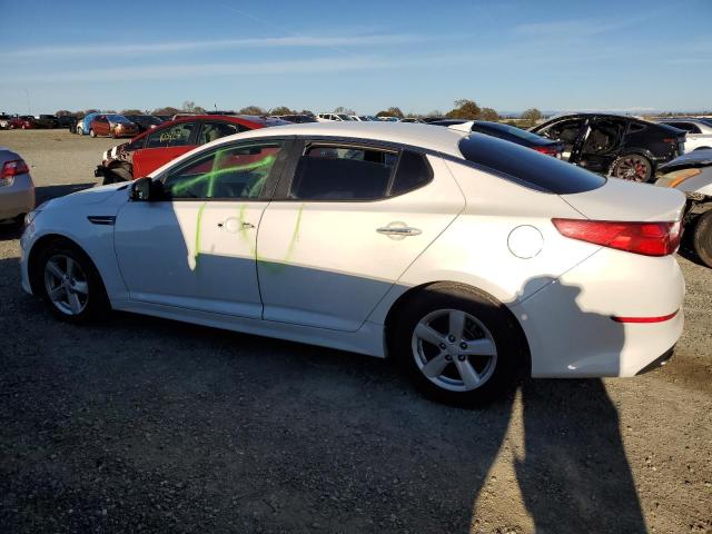 KNAGM4A70F5544951 - 2015 KIA OPTIMA LX WHITE photo 2