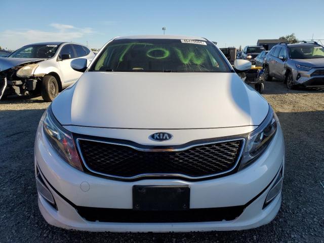 KNAGM4A70F5544951 - 2015 KIA OPTIMA LX WHITE photo 5