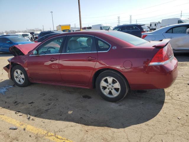 2G1WT57KX91231231 - 2009 CHEVROLET IMPALA 1LT RED photo 2