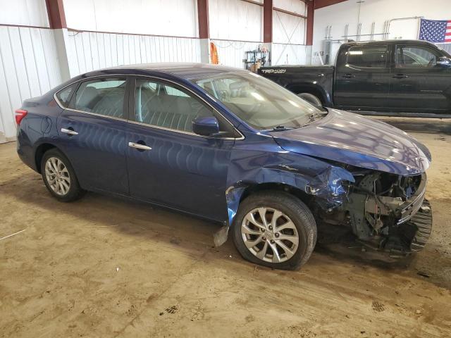 3N1AB7AP9JY312119 - 2018 NISSAN SENTRA S BLUE photo 4